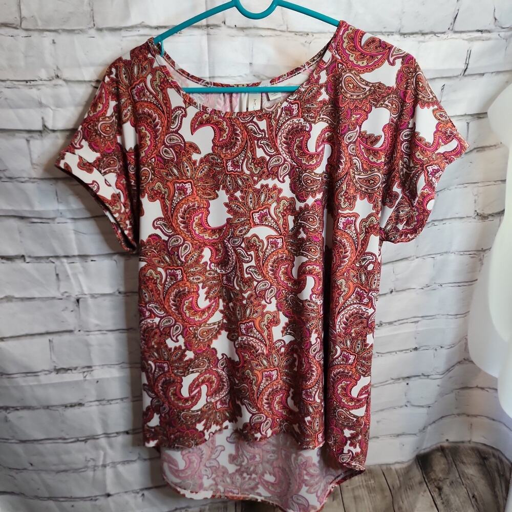 Tacera Paisley Women's Blouse